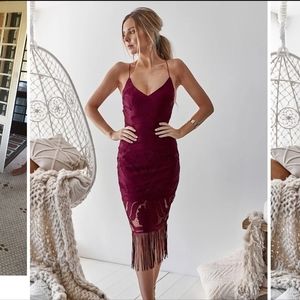 Khaleesi Dress- Burgandy
